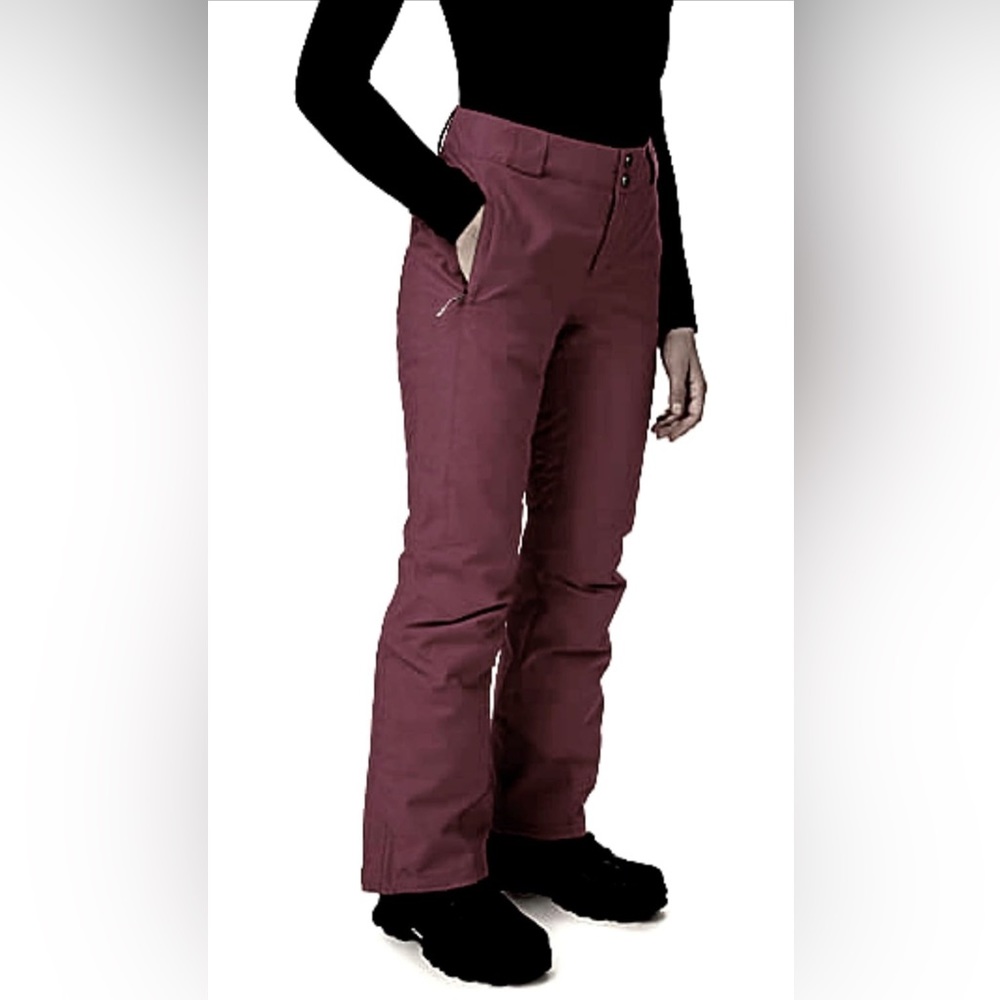 Columbia Arctic Trip Omni Heat Snow Pant Burgundy - Small